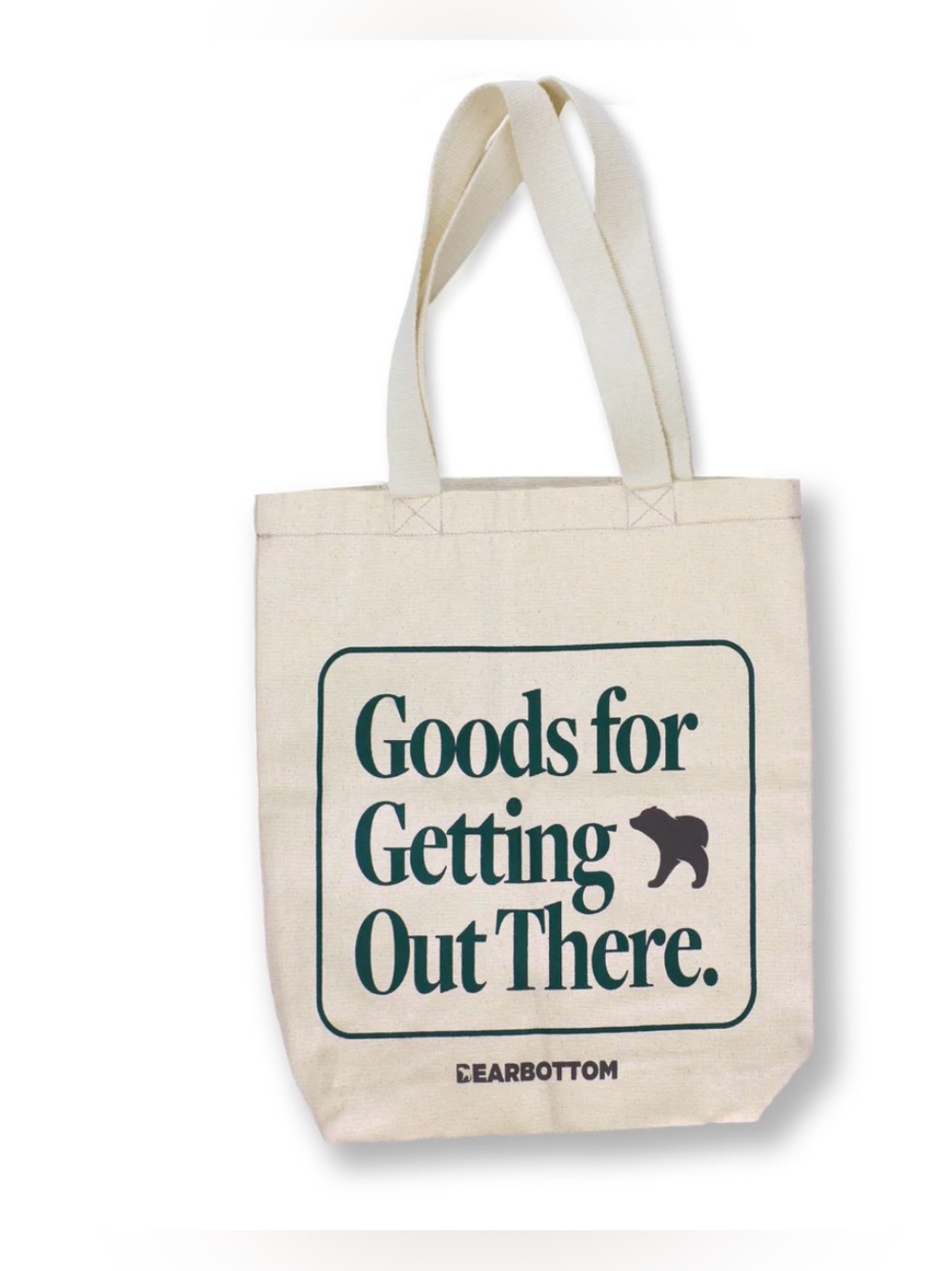 New Bearbottom Canvas Tote “Goods for Getting Out There”